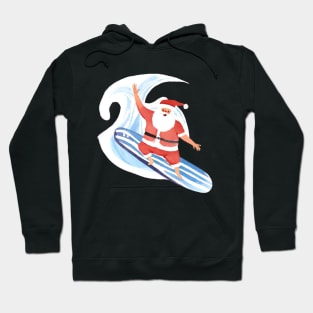 Surfing Santa Hoodie